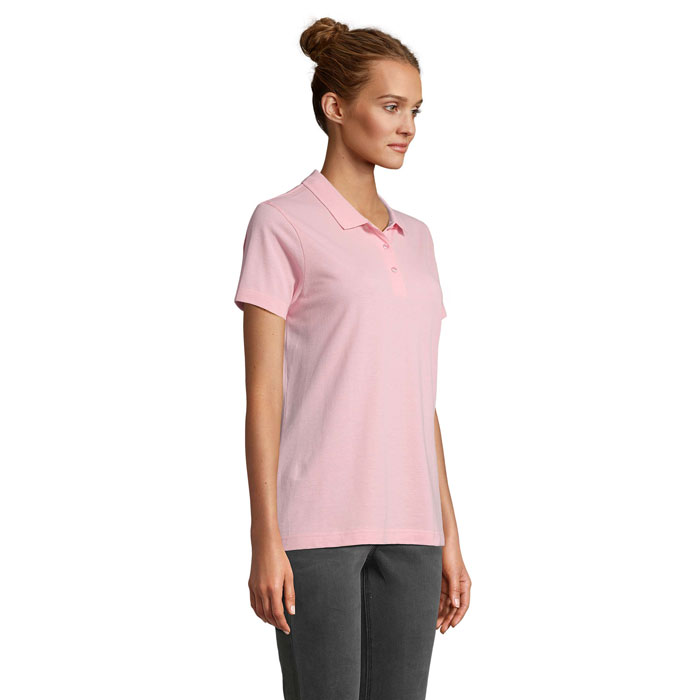 PULSE POLO DONNA Rosa Caramella item picture side