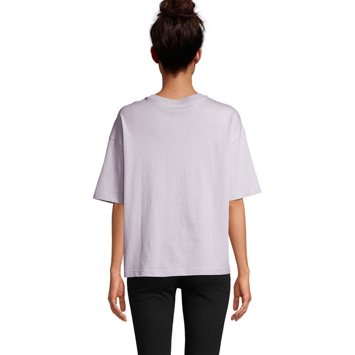 BOXY WOMEN OVERSIZE T-SHIRT Lilla item picture side