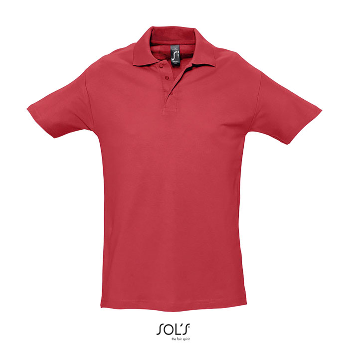 SPRINgII MEN POLO 210g red item picture front