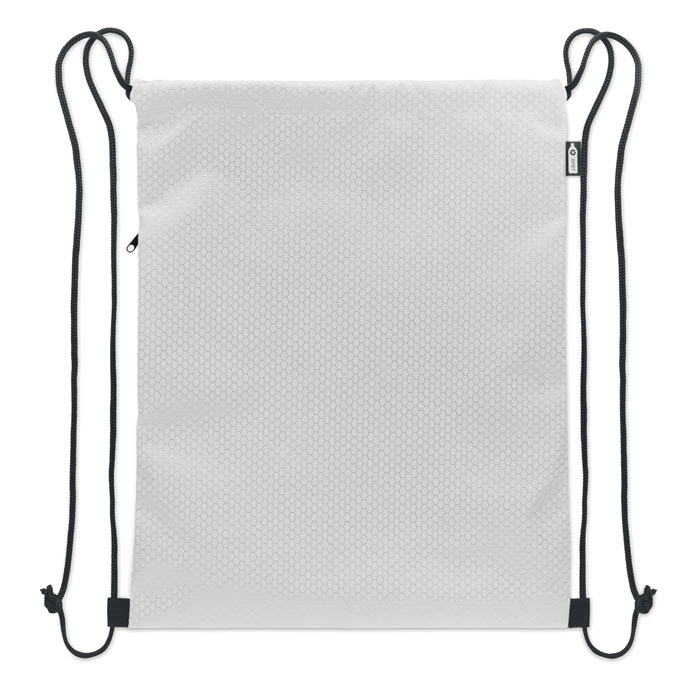 Sacca in RPET 420D Bianco item picture back