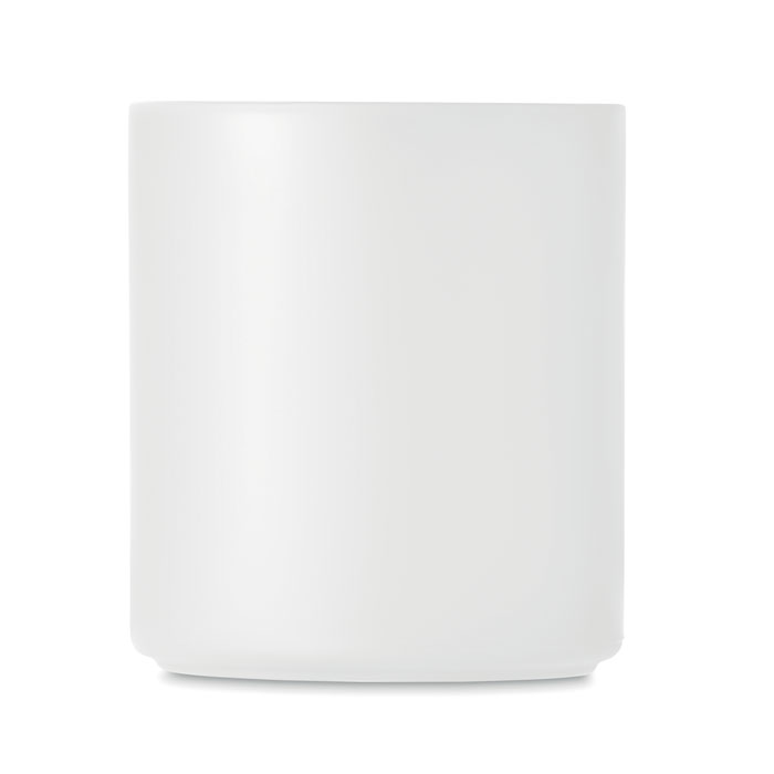 Reusable mug 300 ml white item picture back