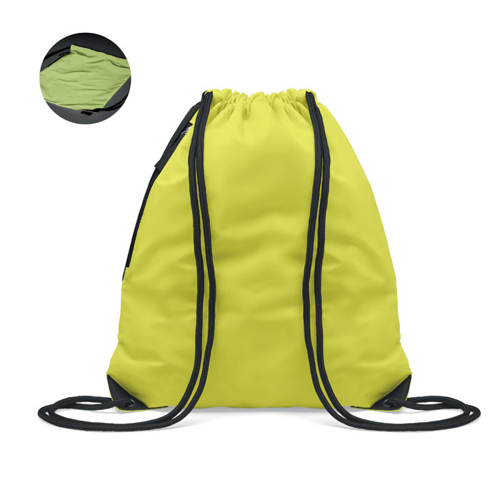 Brightning drawstring bag Giallo item picture front