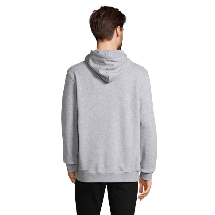 CONSTELLATION HOOD SWEAT Grigio Melange 2 item picture back