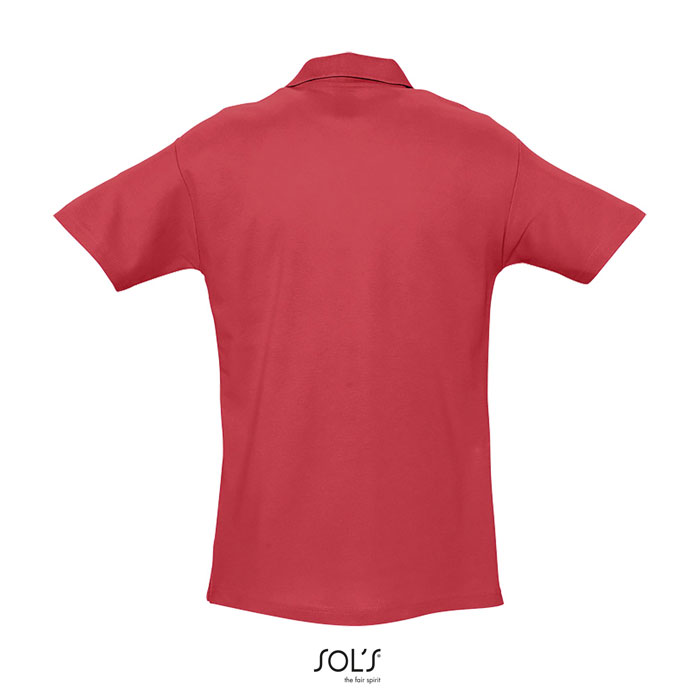 Polo PRIMAVERA II UOMO 210g Rosso item picture back