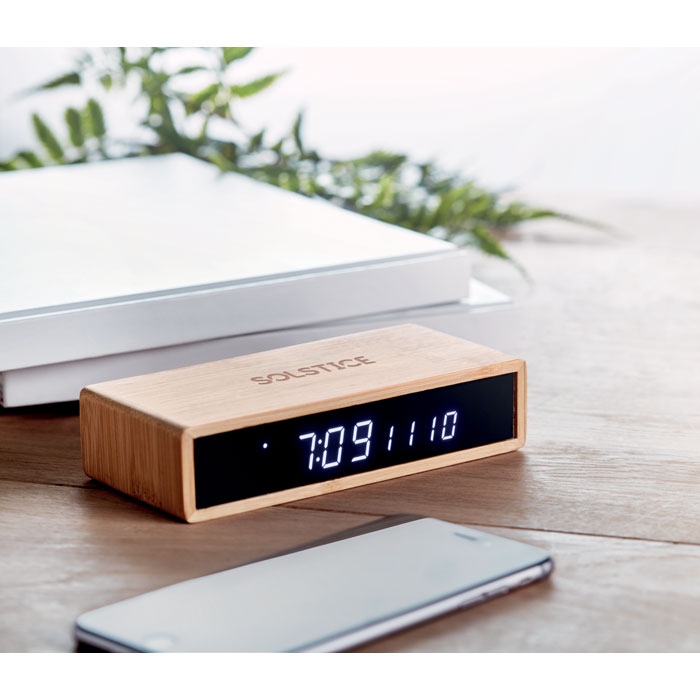 Wireless charger in bamboo 5W Legno item picture printed