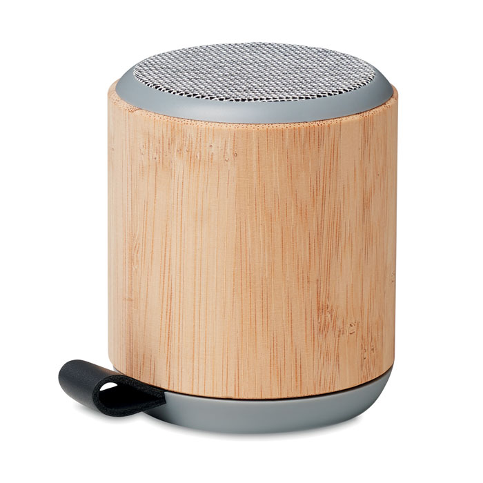 Speaker in bamboo senza fili 5.0 wood item picture front