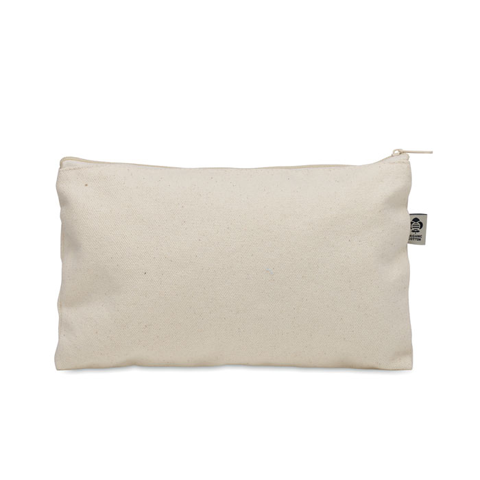 Cosmetic bag cotton 340 gr/m² Beige item picture back