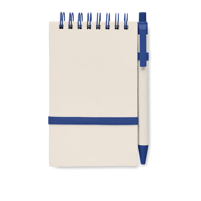 A6 milk carton notebook set Blu item picture side