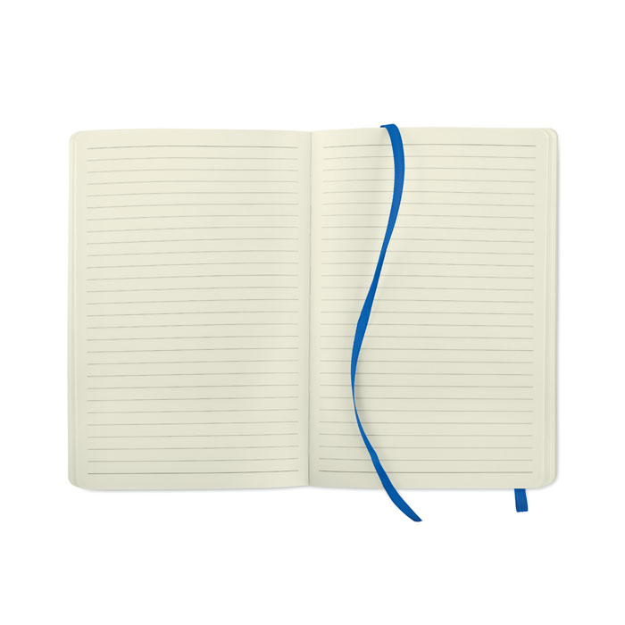 Notebook A5 riciclato Blu Royal item picture open