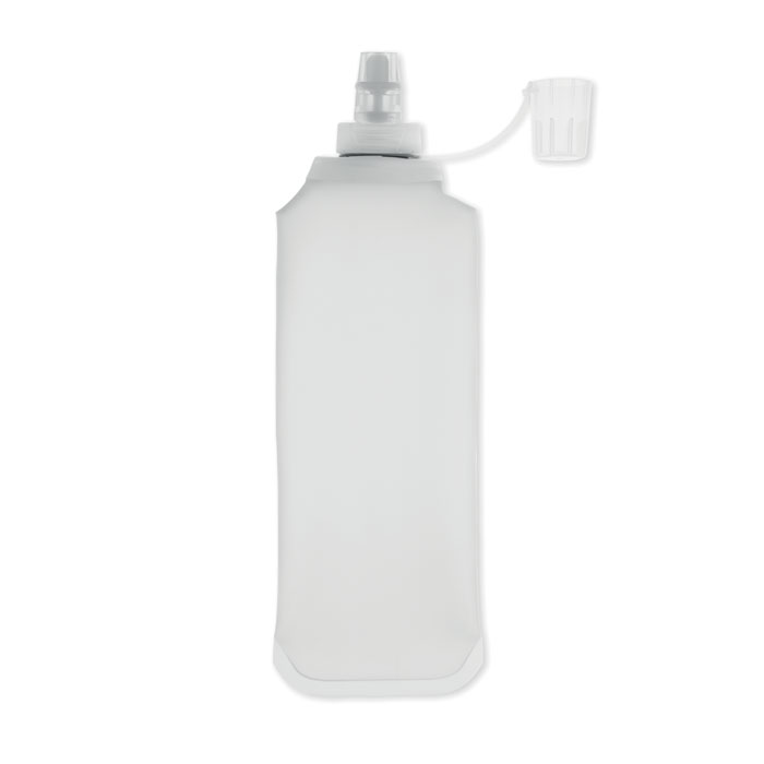 Foldable water bottle 500ml Bianco Trasparente item picture top
