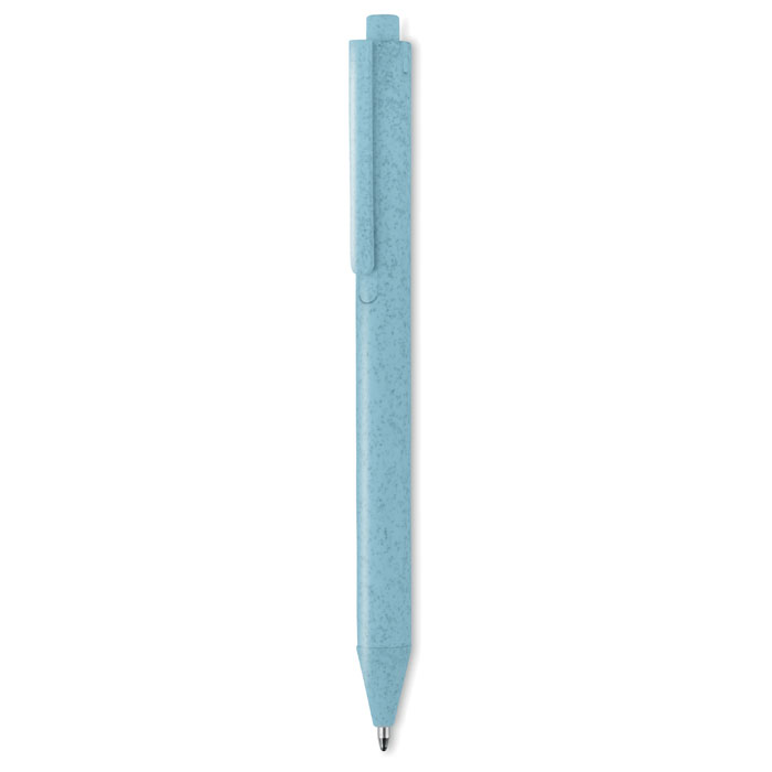 Wheat Straw/ABS push type pen Blu item picture back