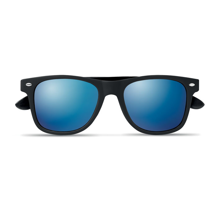 Sunglasses with bamboo arms Blu item picture side