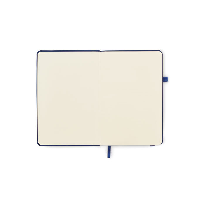 Notebook A5 in PU riciclato blue item picture back