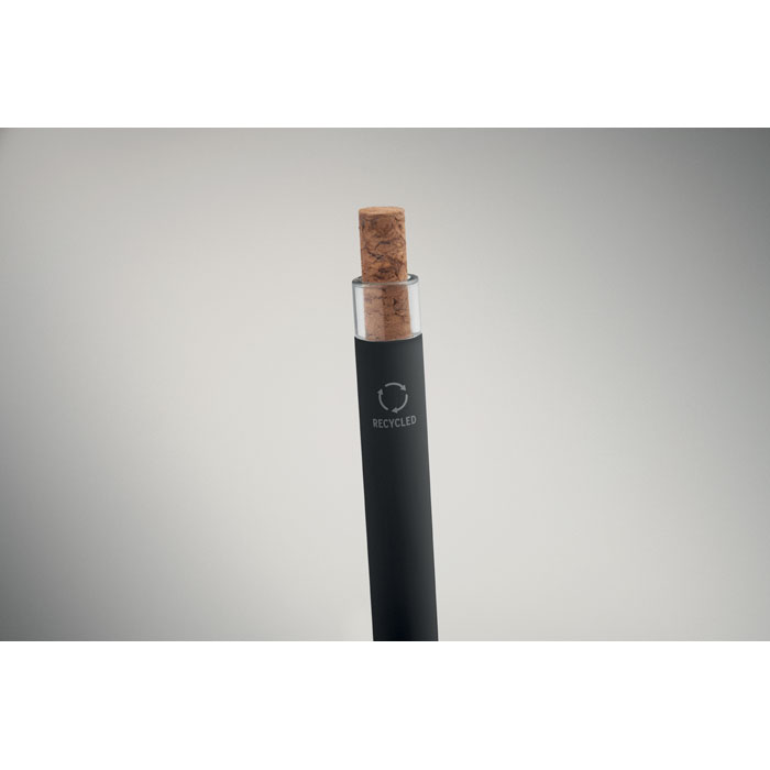 Recycled aluminium pen Nero item picture side