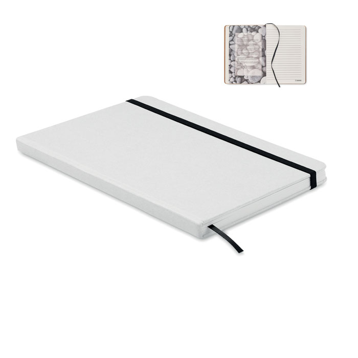 Notebook A5 in cartone white item picture front