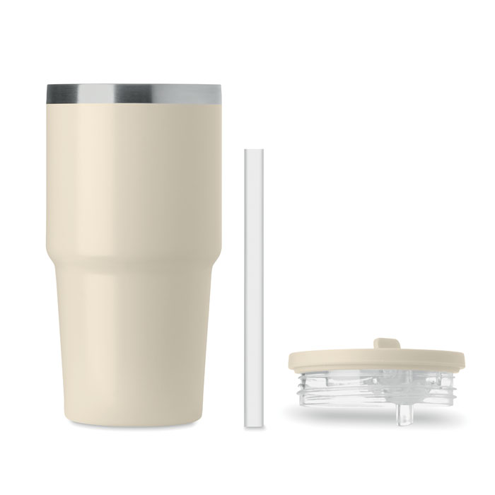 Bicchiere doppio strato. 500ml Beige item picture 2