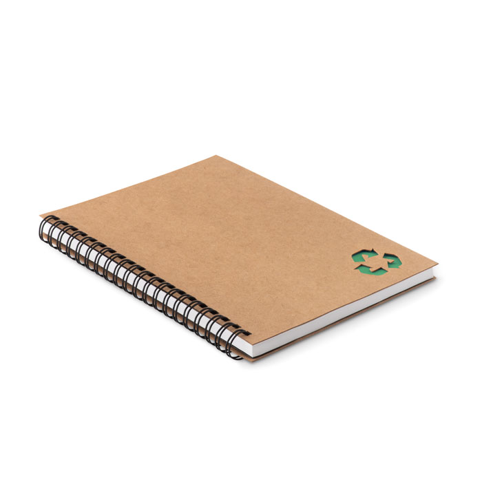 Stone paper notebook 70 lined Verde item picture back