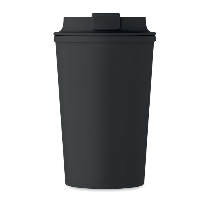 Bicchiere doppio strato 350ml Nero item picture side