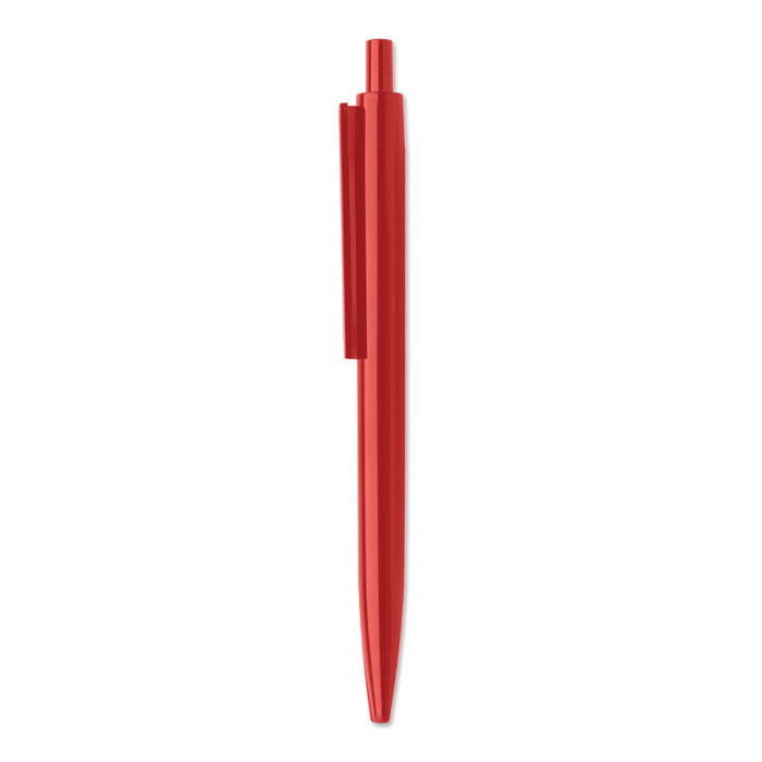 Ball pen in recycled ABS Rosso item picture side