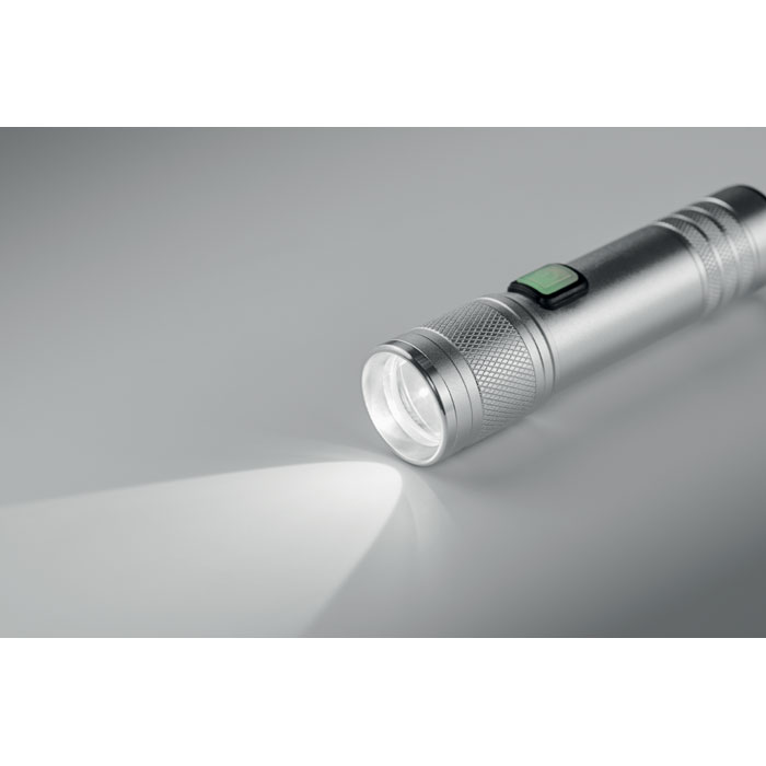 Rechargeable COB light torch Argento Opaco item detail picture