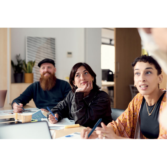 Wheat Straw/ABS push type pen Blu Royal item picture 1