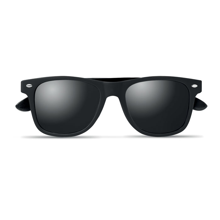 Sunglasses with bamboo arms Nero item picture side