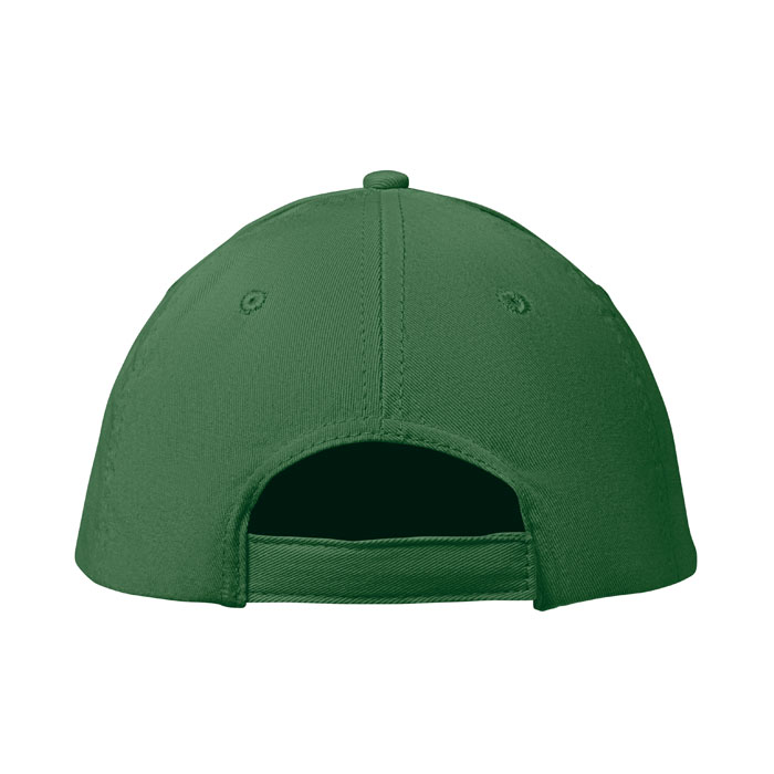 Cappellino da 6 pannelli Verde Scuro item picture back