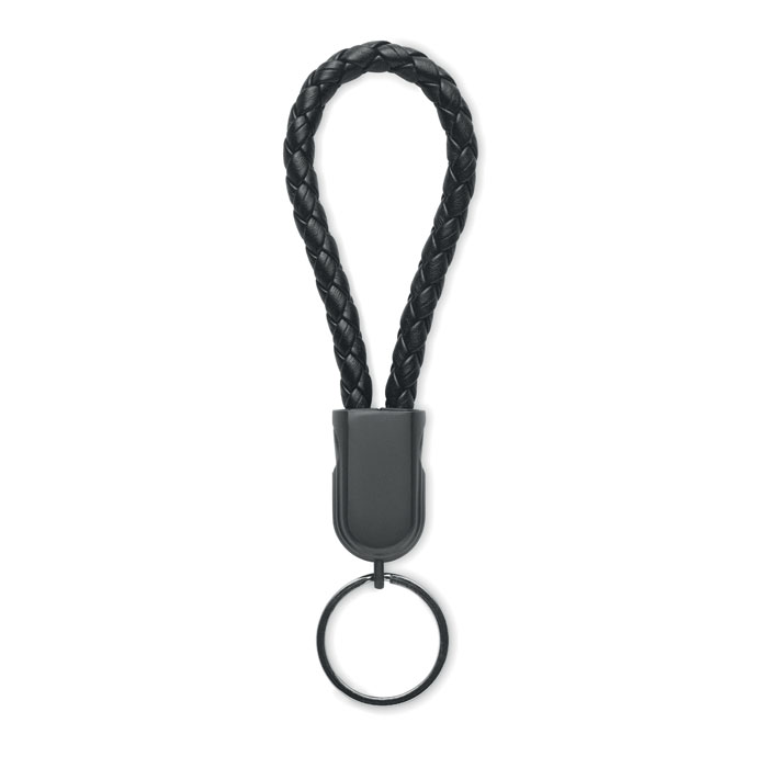 Key ring loop cable type-C Nero item picture 1
