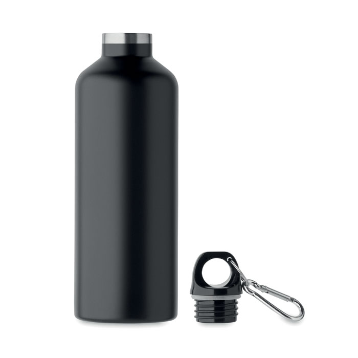 Double wall bottle 500 ml Nero item picture open