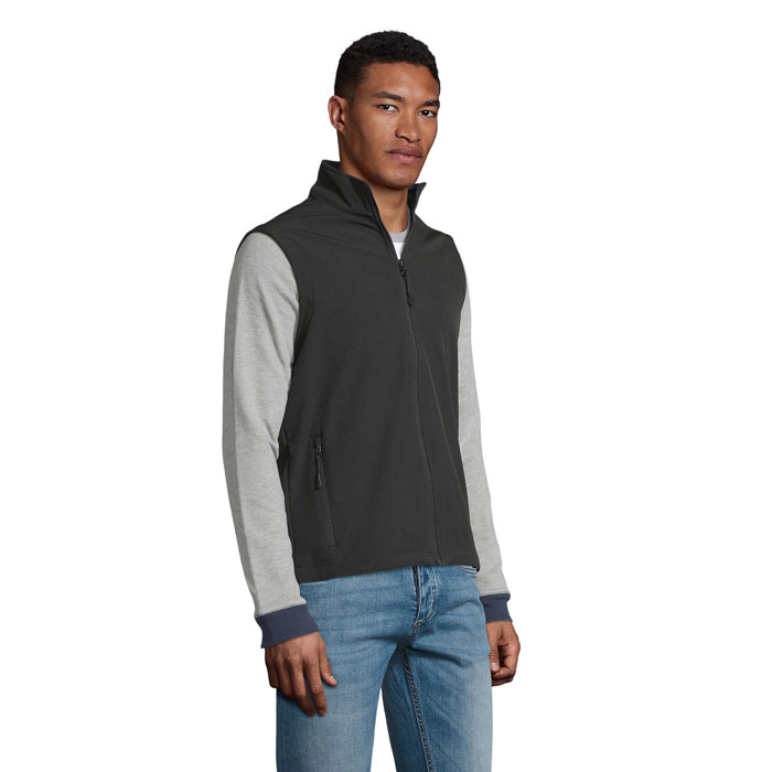RACE BW MEN SOFTSHELL Nero item picture side