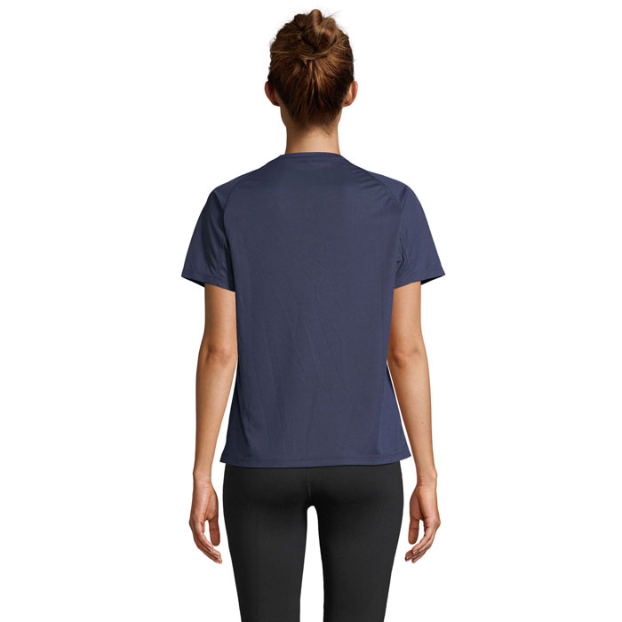 VORTEX WOMEN RAGLAN T-SHIRT Blu Scuro Francese item picture back