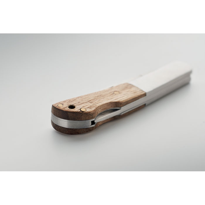 Foldable knife in acacia wood Legno item detail picture