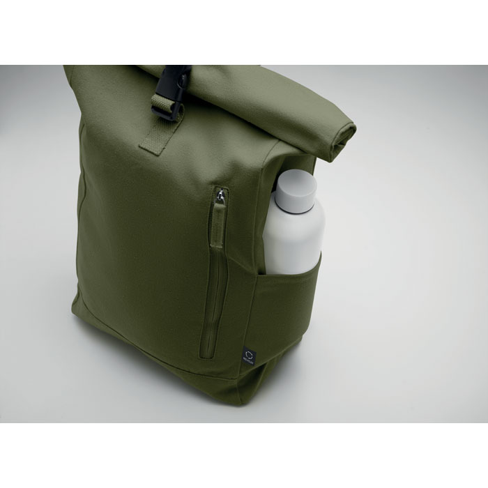 Roll top backpack 390 gr/m² Verde Militare item detail picture