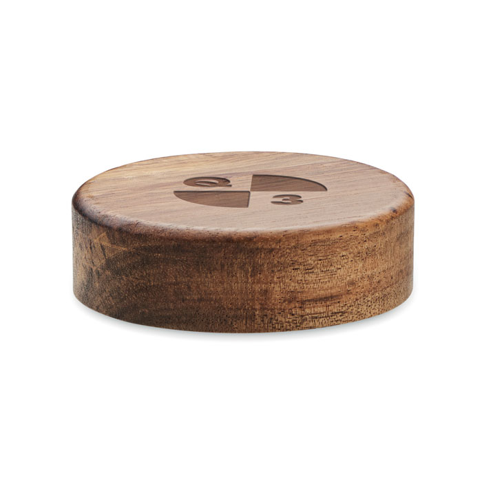 Wireless charger in acacia 15W Legno item picture printed