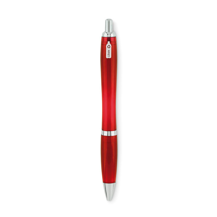 Ball pen in RPET Rosso Trasparente item picture back