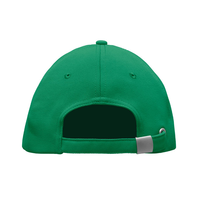 Cappellino 5 pannelli RPET green item picture back