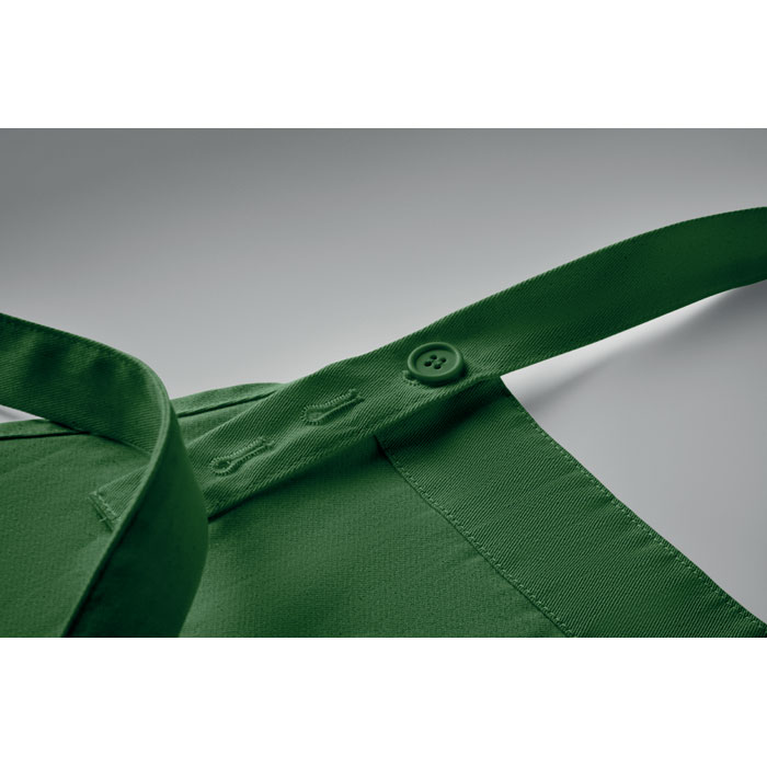 Organic cotton apron 240 gr/m² Verde Scuro item detail picture