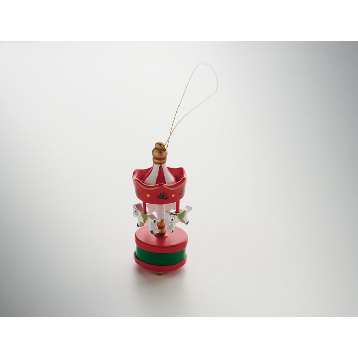 Decorazione mini giostra Rosso item picture back