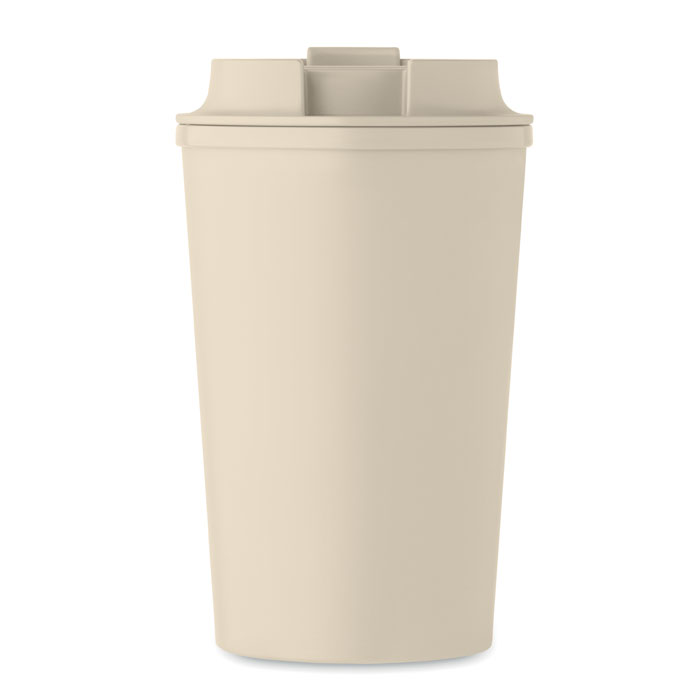 PLA double wall tumbler 350ml Beige item picture top