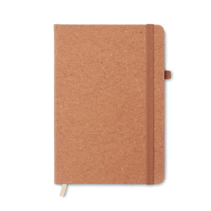 Notebook A5 in PU riciclato Marrone item picture side