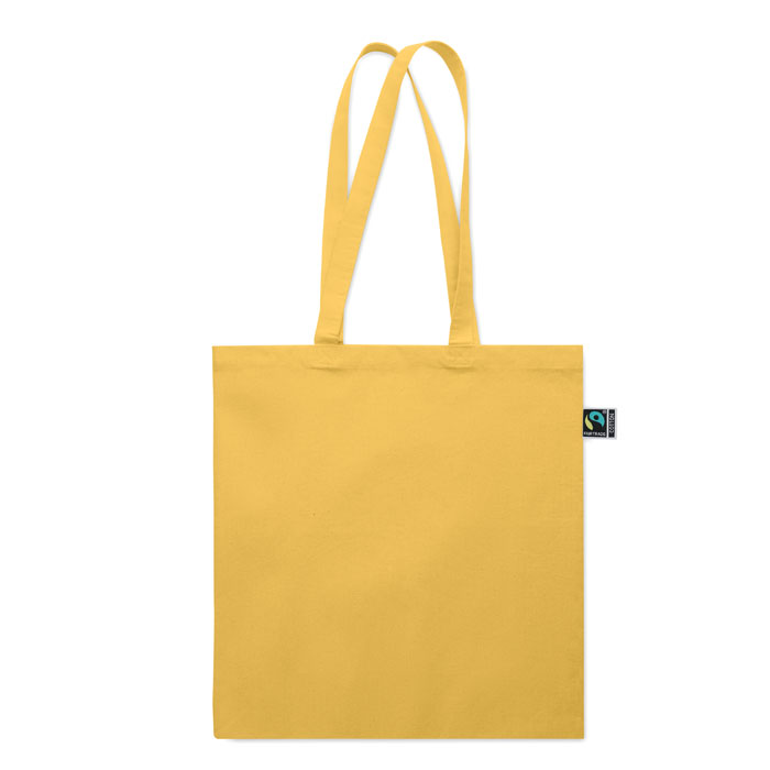 Shopper Fairtrade 180 gr Giallo item picture side