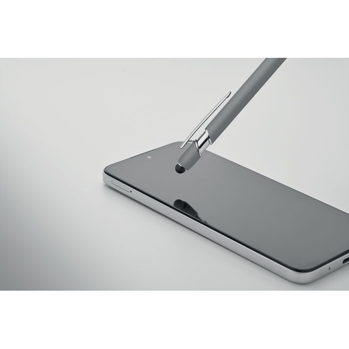 Penna in alluminio riciclato Grigio Pietra item picture open
