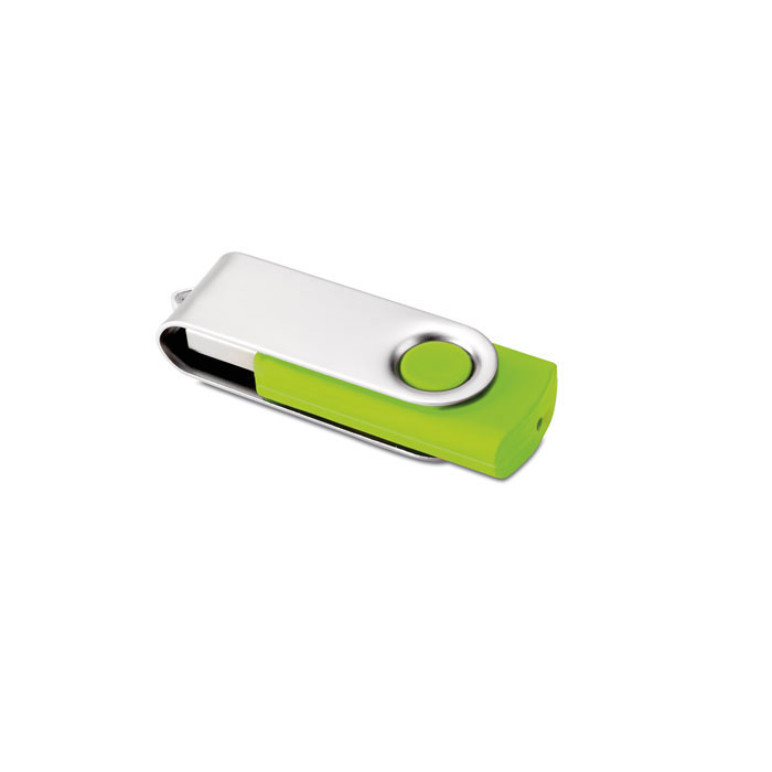 Techmate. USB flash 4GB lime item picture front