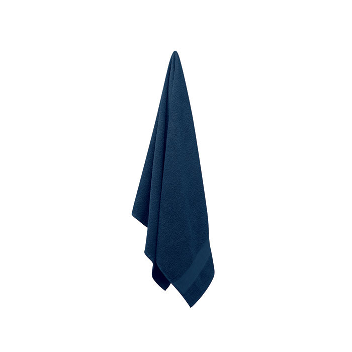 Towel organic cotton 140x70cm Blu item picture top