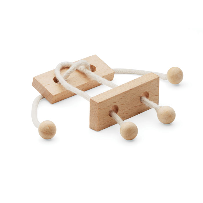 Wooden brain teaser rectangle Legno item picture front