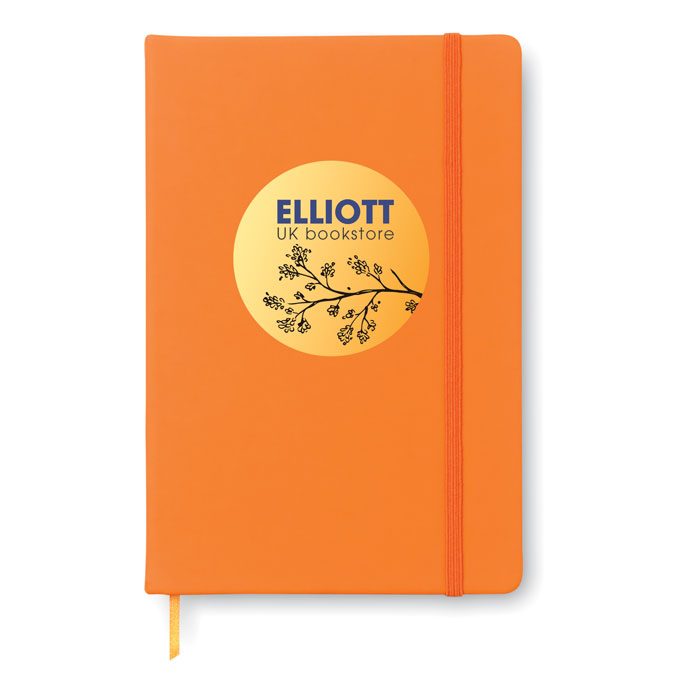 Notebook A5 a righe orange item picture printed