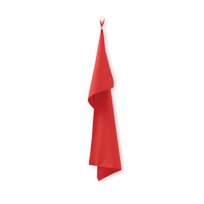 Asciugamano in microfibra Rosso item picture front