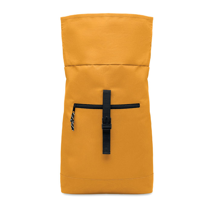600Dpolyester rolltop backpack Ochre item picture top