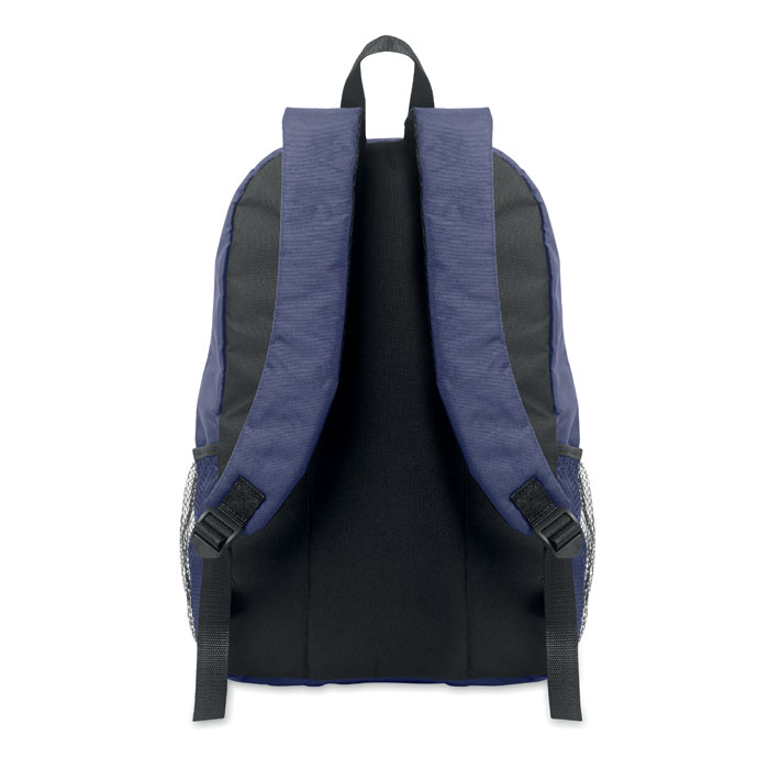 600D RPET polyester backpack Blu item picture 1