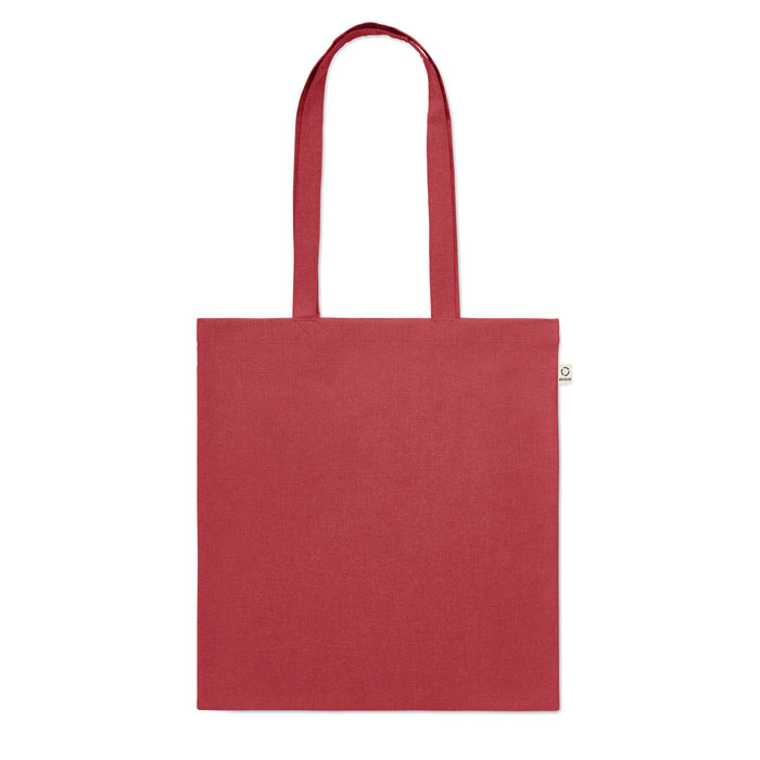 Shopper in cotone riciclato Rosso item picture back